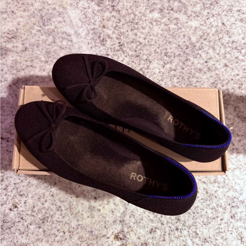 Rothy's Ballet Flats with Bow Accents